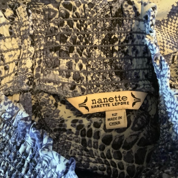 Nanette Lepore sneake print dress size 12 - Picture 9 of 12